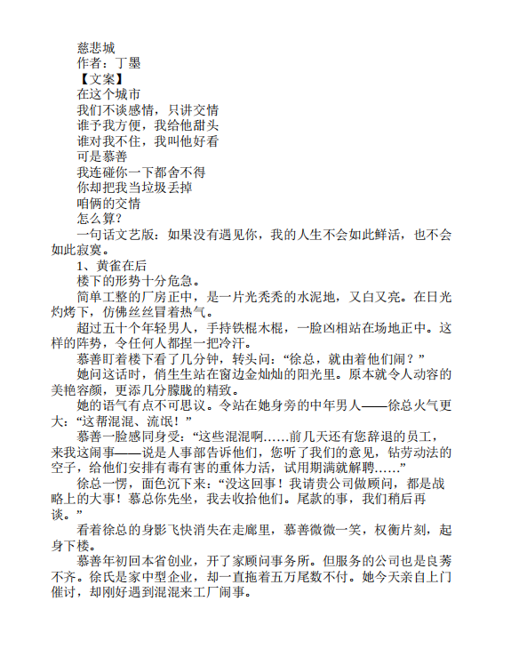 慈悲城pdf电子版插图(2)