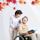 ��Ҷ�챳������Ժ��������pptģ��