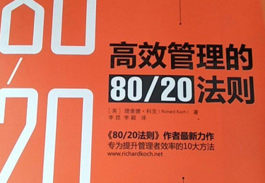 高效管理的80\/20法则pdf电子书