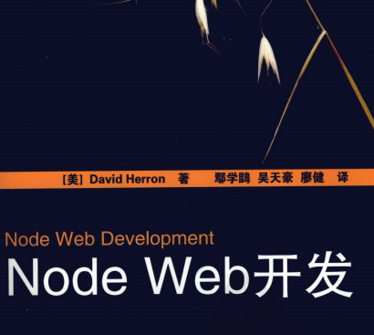 NodeWeb开发pdf下载-NodeWeb开发电子书下载中文高清版