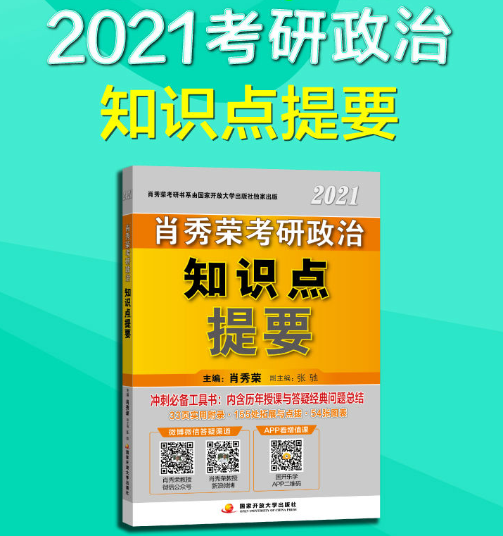 肖秀荣知识点提要2021下载-2021肖秀荣考研政治知识点提要pdf免费版高清版