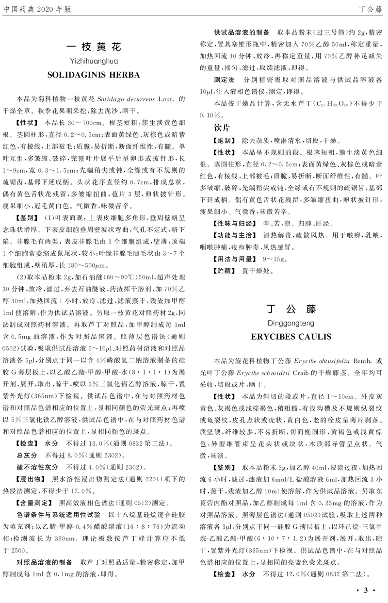 中国药典第一部2020书-中华人民共和国药典2020年版第一部pdf免费版插图(6)
