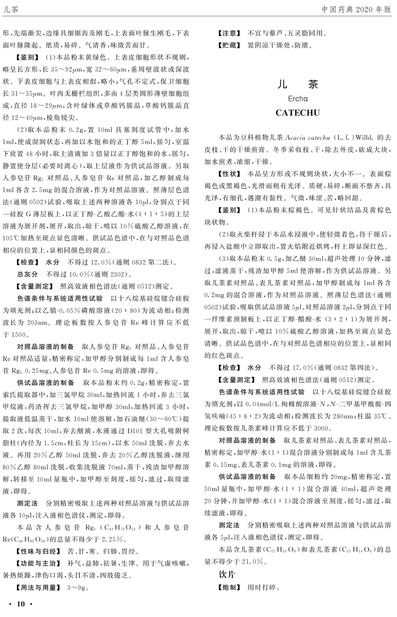 中国药典第一部2020书-中华人民共和国药典2020年版第一部pdf免费版插图(8)