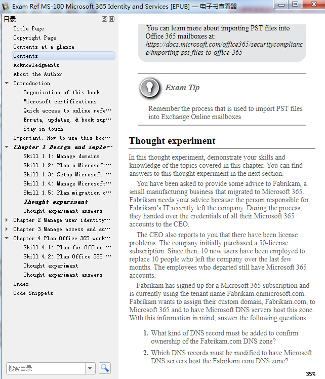 Exam MS-100 Learning