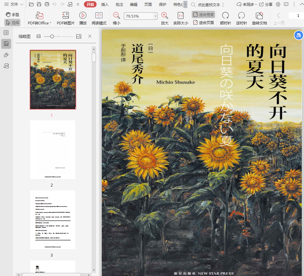 向日葵不开的夏天电子书-向日葵不开的夏天pdf插图(1)