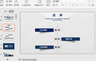 项目创业商业融资计划书ppt模板截图1