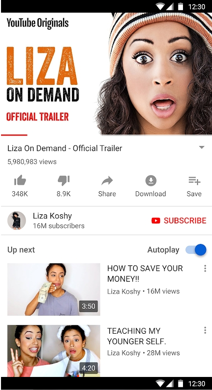 YouTube�ٷ����°��ͼ