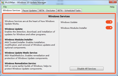 Win10ϵͳ���¹�����wu10man���°��ͼ2