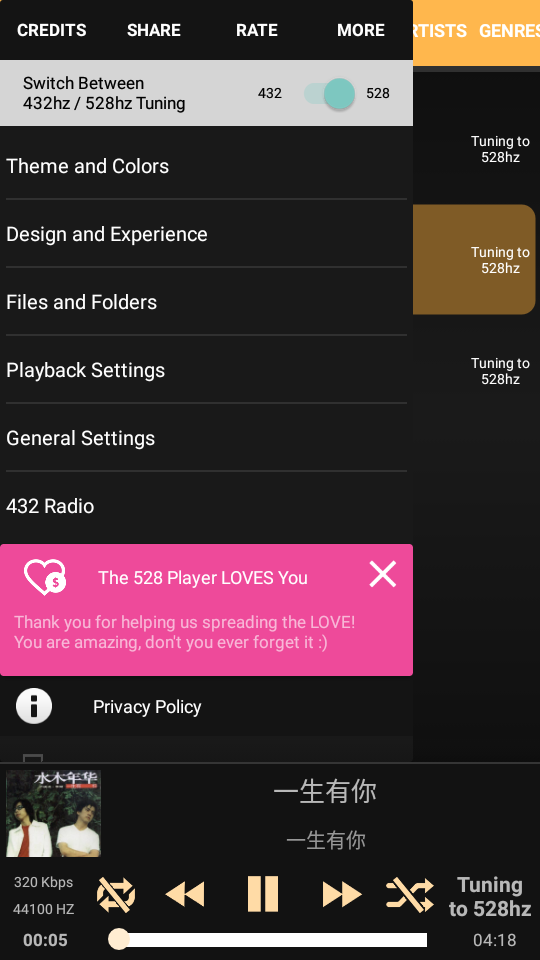 528 Player pro音乐播放器专业版app截图1