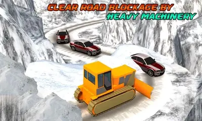 冬季雪救援挖掘机游戏截图1