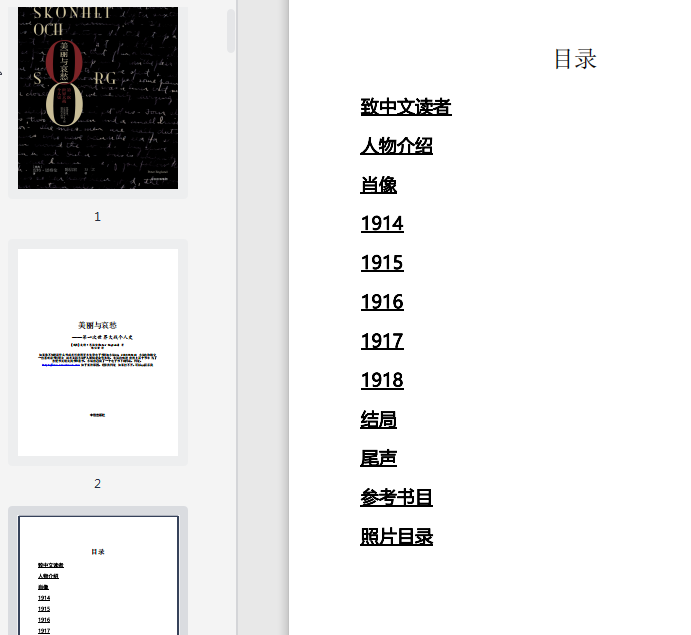美丽与哀愁第一次世界大战个人史pdf电子书-美丽与哀愁pdf完整文字版插图(2)