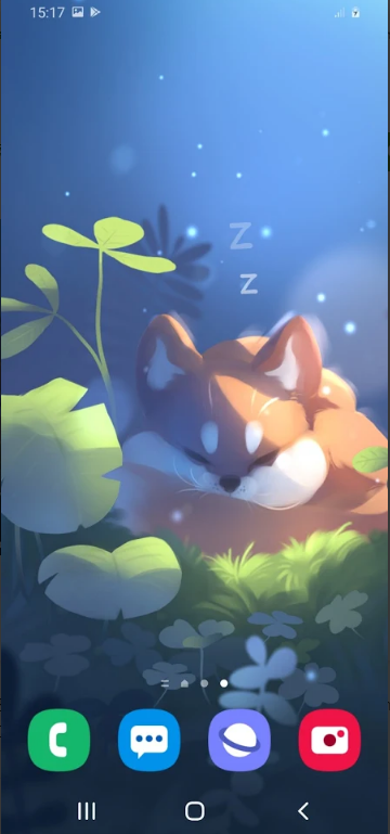 瞌睡狐狸动态壁纸(Sleepy Fox Live Wallpaper)截图2