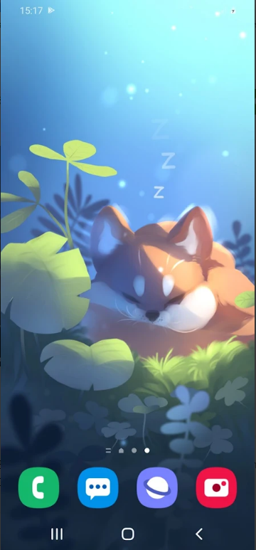 瞌睡狐狸动态壁纸(Sleepy Fox Live Wallpaper)截图1