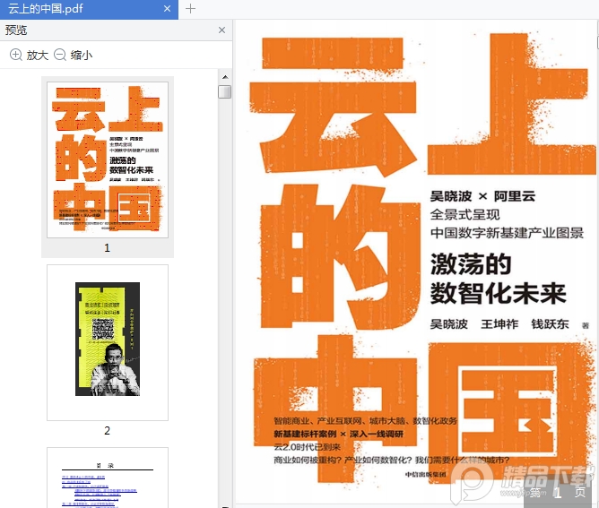 云上的中国电子版免费下载-云上的中国:激荡的数智化未来pdf免费阅读插图(1)