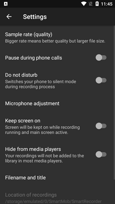 ��Ʒ��¼����Smart Recorder��׿���ͼ1