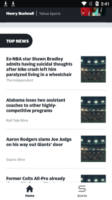 Yahoo Sports雅虎体育手机版截图1