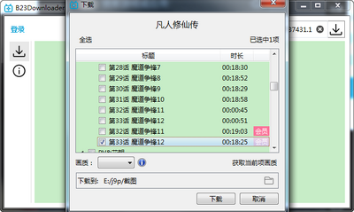 Bվ��������B23Downloader��ɫ���ͼ3