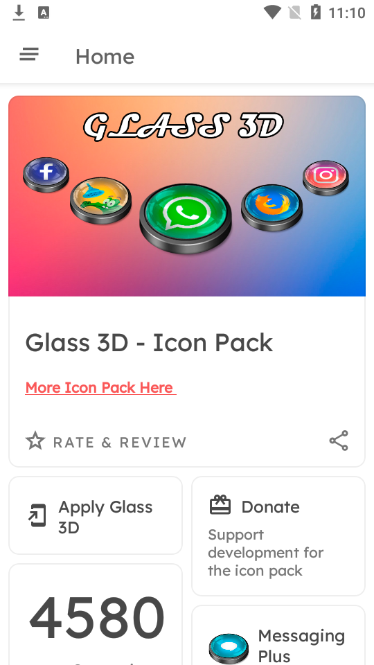 Glass 3D Icon Packͼ1