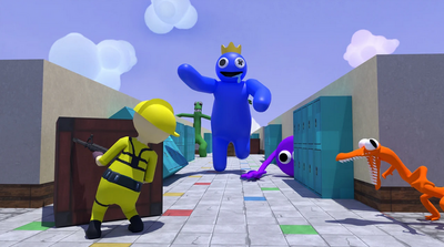 �ʺ�����׽�Բ���Ϸ(Rainbow Friends Hide)��ͼ0