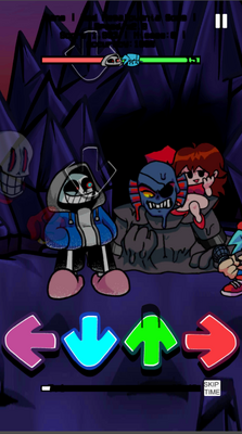 FNF�ʺ�������ģ��(FNF vs Rainbow Friends Blue V1)��ͼ1