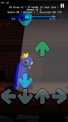 FNF�ʺ�������ģ��(FNF vs Rainbow Friends Blue V1)��ͼ5
