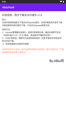 AbiuHook������Ƶȥˮӡ����ģ���ͼ0