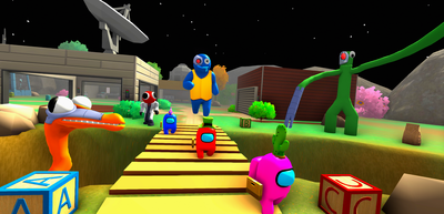 �ʺ������Ҵ���3d��(Rainbow Impostor Survivor)��ͼ1