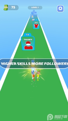 �ƽ������ܿ�(Football Gold Ball Soccer Run)��׿���ͼ2