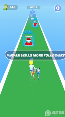 �ƽ������ܿ�(Football Gold Ball Soccer Run)��׿���ͼ1