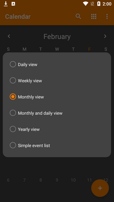 事件和提醒simple calendar免费版截图1
