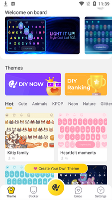 免费表情输入法(Facemoji Keyboard)截图0