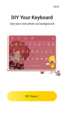 免费表情输入法(Facemoji Keyboard)截图1