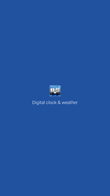 数字翻页时钟和天气(Digital clock & weather)截图1