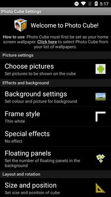 Photo Cube Live Wallpaper最新版截图4