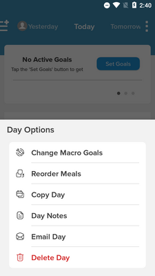 食谱追踪软件My Macros+专业版截图1