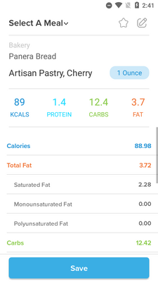 食谱追踪软件My Macros+专业版截图0
