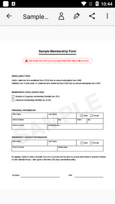 Adobe Fill Sign安卓版截图0