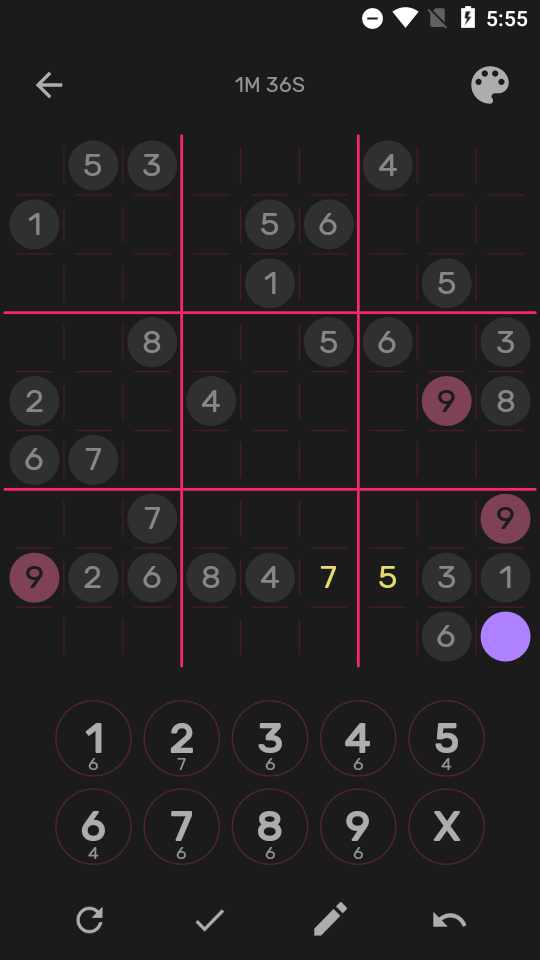 最干净数独游戏Sudoku主题解锁版截图0
