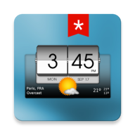 3D翻�D�r�天��(3D flip clock & weather)6.11.1 安卓已付�M版