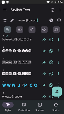 ʱ������Stylish Text apk��ͼ0