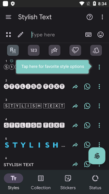 ʱ������Stylish Text apk��ͼ2