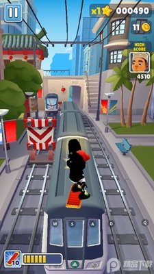 �����ܿ��ɫ��Ұ�Subway Surf��ͼ0