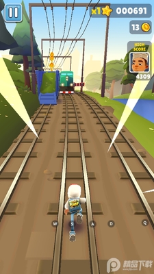 �����ܿ���ʷ�ţ���(subway surf)��ͼ1