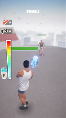 中山肌肉君跑酷游戏(Muscle Runners)截图1