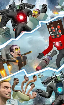 Merge Toilet Monster Battle���޽�ҽ�ͼ2