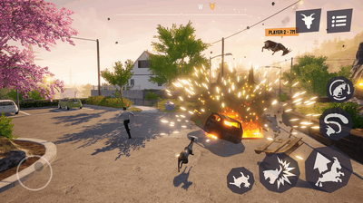 模拟山羊3手机版(Goat Simulator 3)截图1