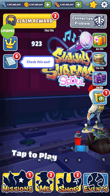 �����ܿ��׶��汾���ʷ�(Subway Surf)��ͼ0