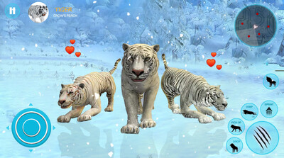 Ұ���׻���ͥģ����ϷWild White Tiger Family Sim��ͼ1