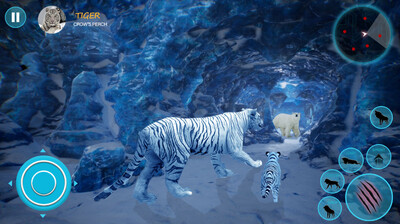 Ұ���׻���ͥģ����ϷWild White Tiger Family Sim��ͼ3