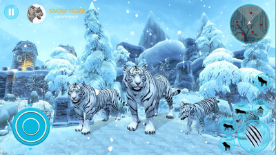 Ұ���׻���ͥģ����ϷWild White Tiger Family Sim��ͼ2